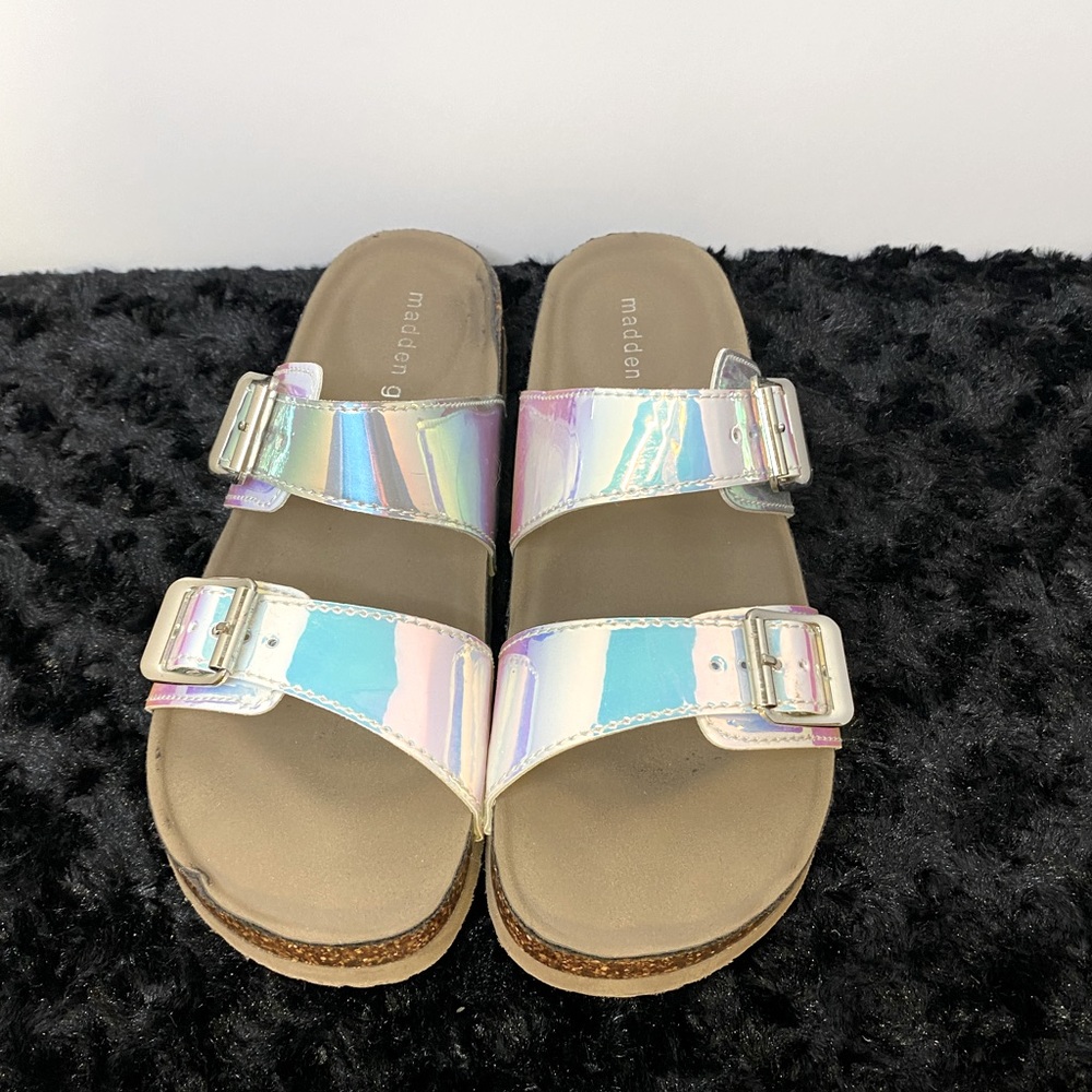 Madden Girl Iridescent Sandals